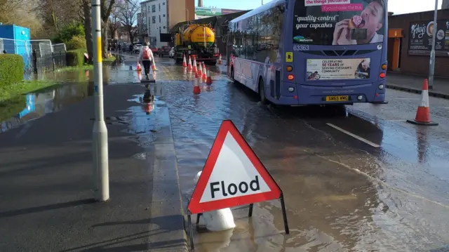 Flooding on New Road