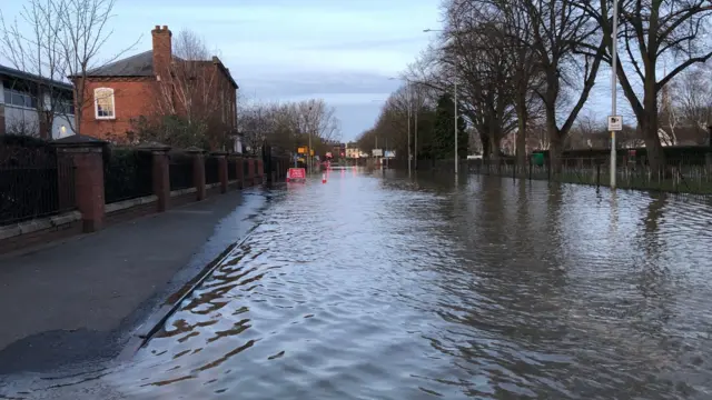 Flooding in Worcester