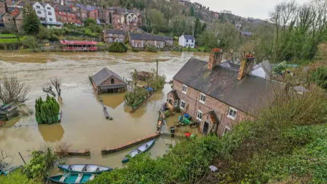 Flooding in Ironbridge