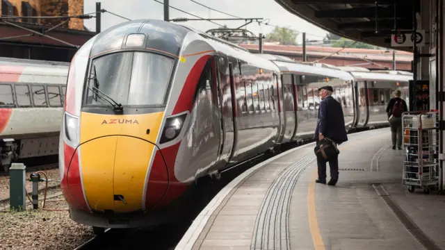 An Azuma train at York station