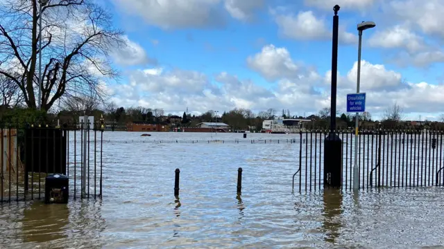 Flooding in Worcester today