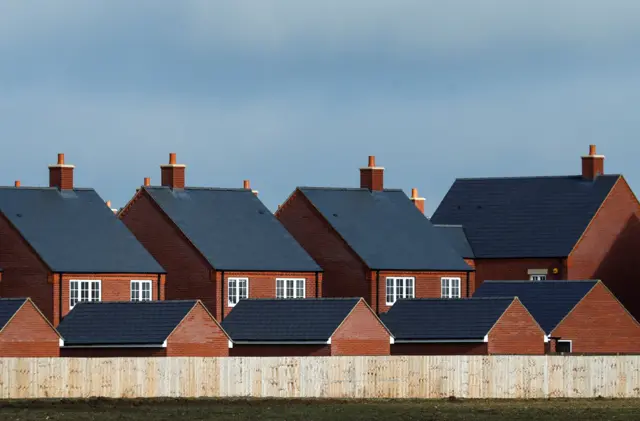 House rooftops