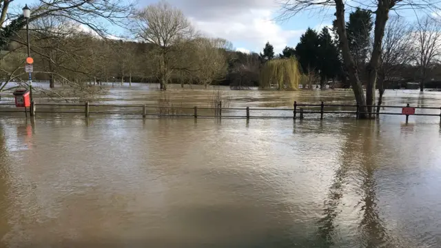 Flooding in Bridgnorth