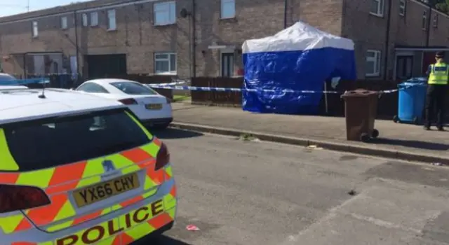 Police cordon on Constable Street