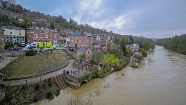 Flooded Ironbridge