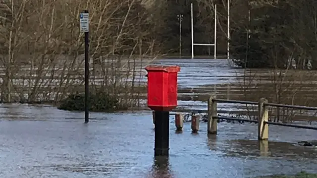 Flooding in Bridgnorth