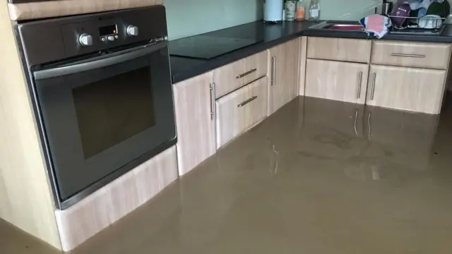 Flooding in home in Herefordshire