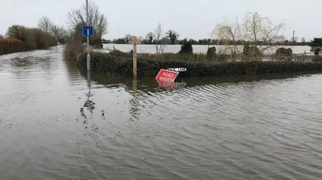 East Cowick flooding