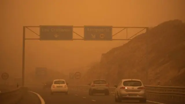 Tenerife sandstorm