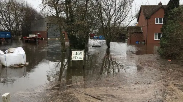 East Cowick flooding