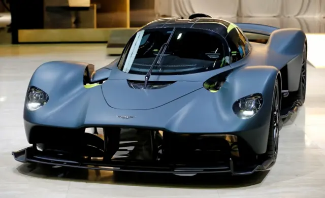 The new Aston Martin Valkyrie is displayed at the 89th Geneva International Motor Show in Geneva, Switzerland 5 March 2019