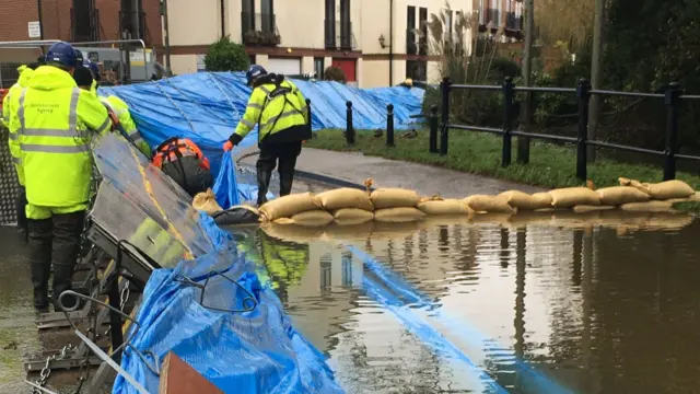 Repairs being carried out