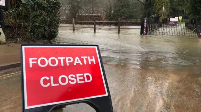 Flooding in Bridgnorth