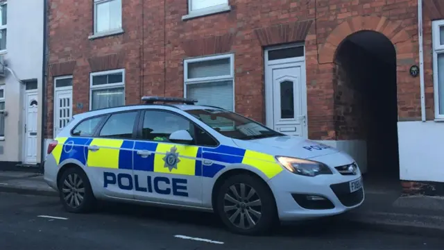 Police car in Albany Street