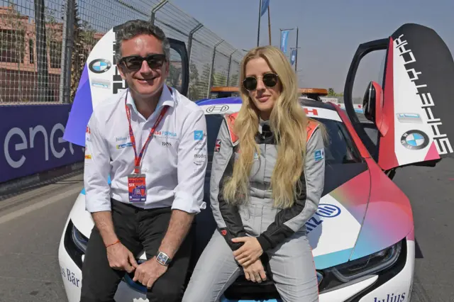 alejandro agag and elleie goulding