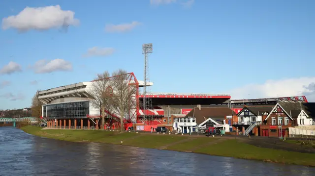 City Ground, Nottingham.