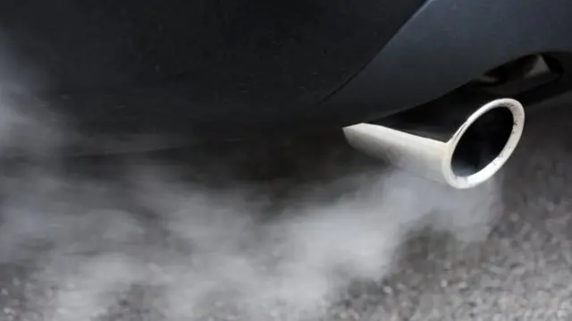 A car exhaust