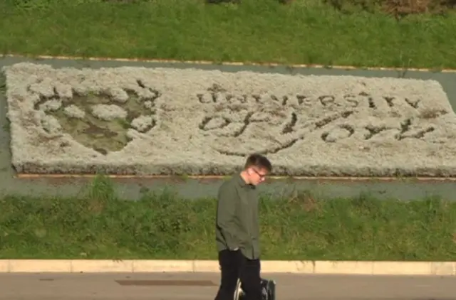 University of York flowerbed