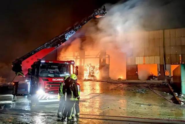 warehouse blaze