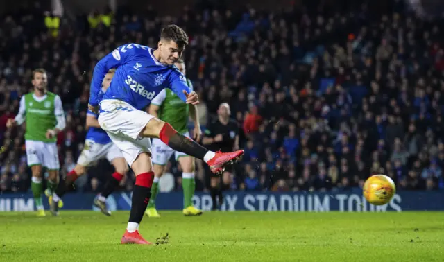 Ianis Hagi smashed in a late winner for Rangers at Ibrox