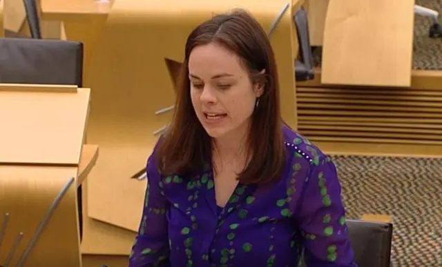 Public Finance Minister Kate Forbes