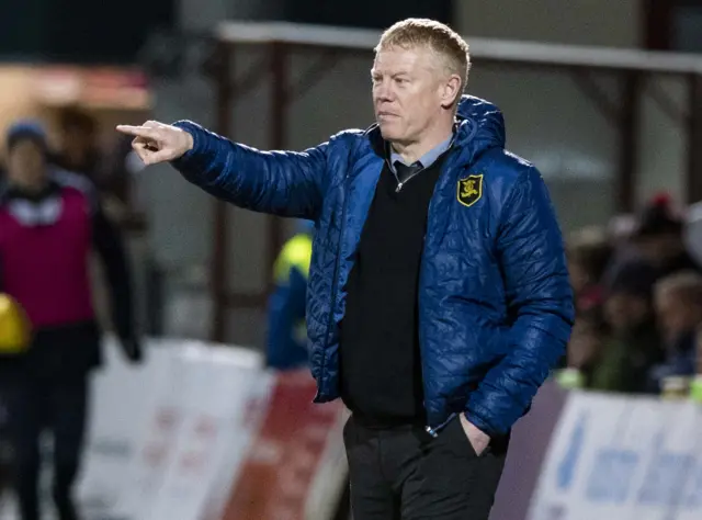 Livingston manager Gary Holt