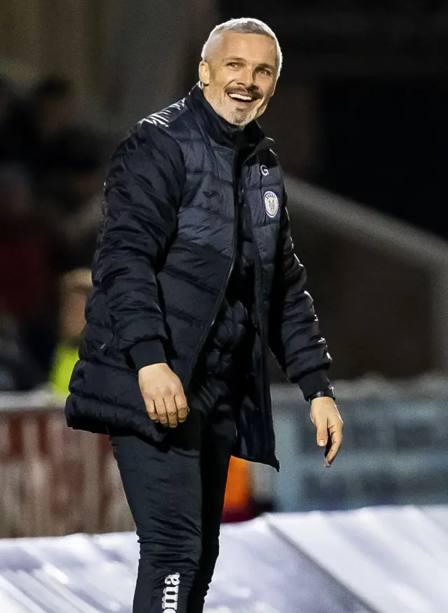 St Mirren boss Jim Goodwin