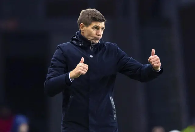 Rangers manager Steven Gerrard