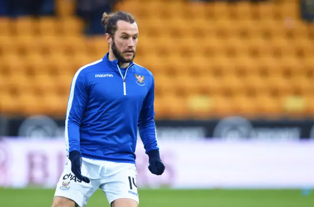 St Johnstone striker Stevie May