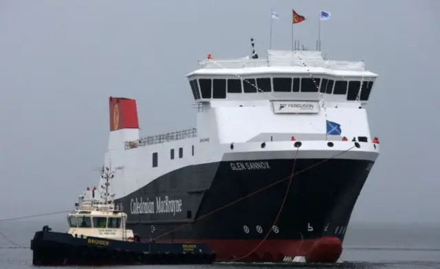 Glenn Sannox is the first LNG-powered ship to be built in the UK