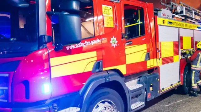 Nottinghamshire fire engine