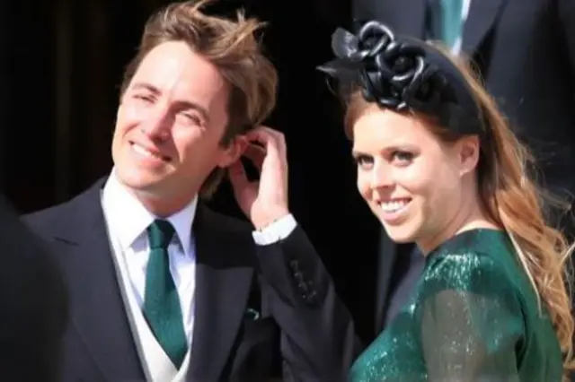 Princess Beatrice of York with fiance Edoardo Mapelli Mozzi