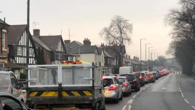 Traffic in Nottingham