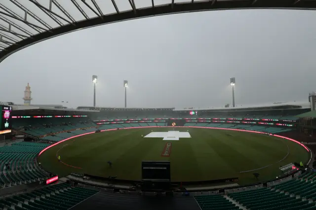 Rain at the SCG