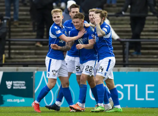 St Johnstone celebrate