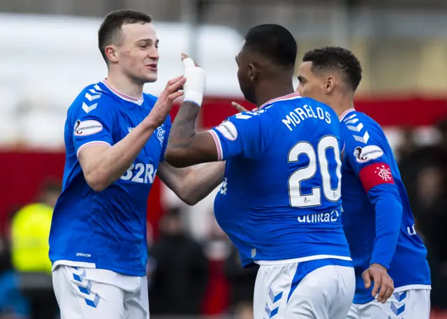 Rangers celebrate