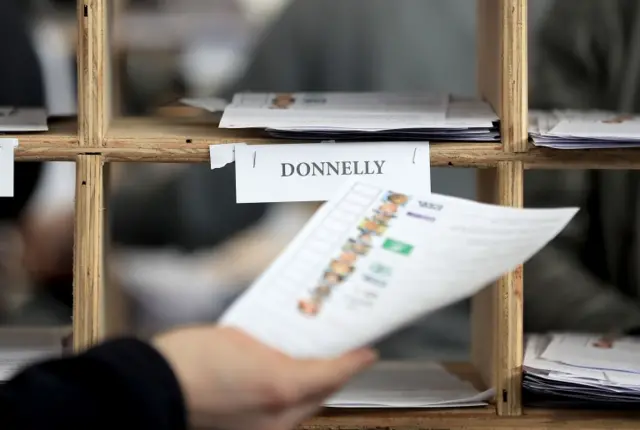 Sinn Fein"s Paul Donnelly ballot