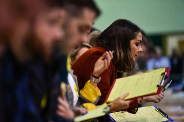 Irish general election counting