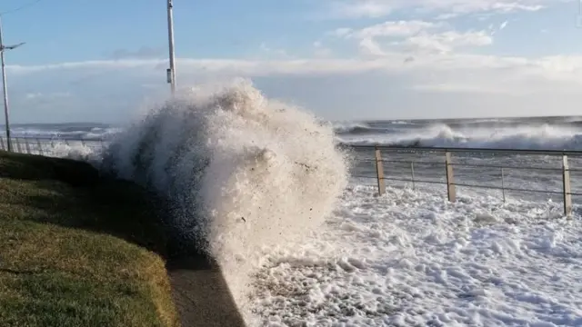 Storm Ciara hits Newcastle