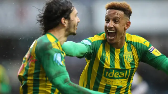 West Brom celebrate