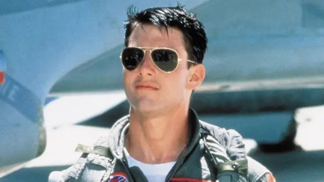 Tom Cruise as Maverick in Top Gun