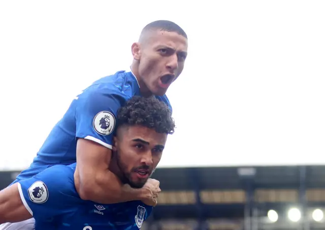 Everton celebrate