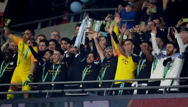 Man City lift League Cup