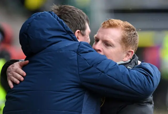 Tommy Wright and Neil Lennon