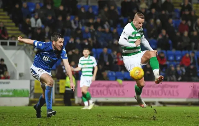 Leigh Griffiths has scored twice against St Johnstone this season