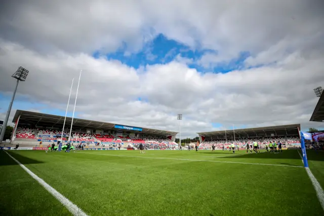 General view of Kingspan Stadium