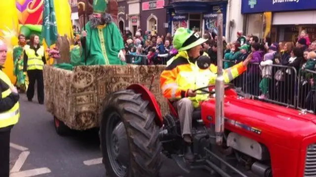 St Patricks day in Omagh 2015