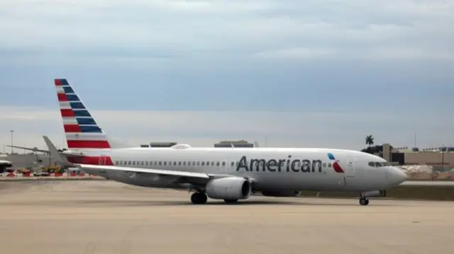 American Airlines plane