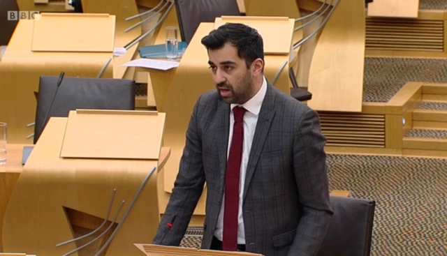 Justice Secretary Humza Yousaf