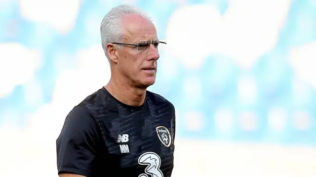 Republic of Ireland manager Mick McCarthy